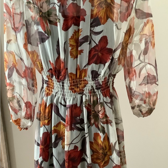 Zara fall leaf midi dress - Picture 6 of 6